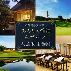 【ふるさと納税】あんなか宿泊＆ゴルフ共通利用券M ANAX018／ 宿泊施設 ゴルフ場 チケット ホテル 旅館 旅行 群馬県 宿泊券 宿泊 ゴルフ 利用券 券 安中 群馬 ごるふ ゴルフプレー券 ゴルフ利用券 温泉 関東 プレー券 施設利用券