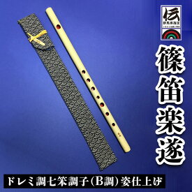 【ふるさと納税】篠笛楽遂 ドレミ調七笨調子 (B調) 姿仕上げ、笛袋と篠製こはぜ付き｜甘楽町 篠笛 楽器 袋 初心者 プロ 群馬県ふるさと伝統工芸品 [0089]