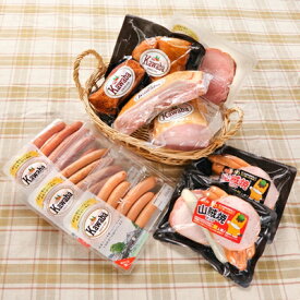 【ふるさと納税】地元ブランド「かわば」ハム・ソーセイジの贅沢セット_ ハム ソーセージ 加工肉 詰め合わせ セット 群馬県 かわば村 グルメ 美味しい 人気 ギフト 贈答 送料無料 【配送不可地域：離島】【1026749】