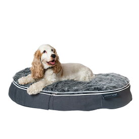 【ふるさと納税】【アンビエントラウンジジャパン】犬ペットラウンジ Low グレー・ウルフグレー（Mサイズ）※体重25kg未満の中型犬向け