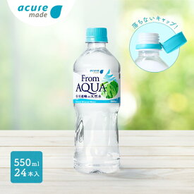【ふるさと納税】 水　天然水　谷川連峰　From AQUA　フロムアクア　500ml以上 【JR東日本クロスステーション　ウォータービジネスカンパニー】From AQUA 谷川連峰の天然水　550ml×24本