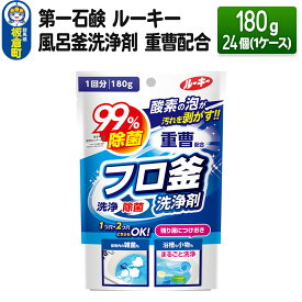 【ふるさと納税】第一石鹸 ルーキー 風呂釜洗浄剤 重曹配合 180g×24個（1ケース）