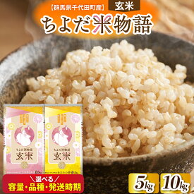 【ふるさと納税】 米 令和7年 度産 先行予約 ( 玄米 )【選べる品種・容量・発送時期】 にじのきらめき / あさひの夢 群馬県 千代田町 産 単品 5kg 10kg 食べ比べ お米 ごはん 2025年 配送時期が選べる 国産米 5キロ 産地直送 お取り寄せ 産地直送 送料無料