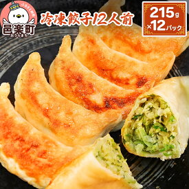 【ふるさと納税】冷凍餃子12人前（計約2580g）ギョーザ ぎょうざ 中華 野菜たっぷり モチモチ 食べ応え 群馬県