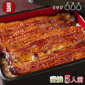 【ふるさと納税】【満寿家】国産うなぎ蒲焼　5人前　【11100-0143】＃ うなぎ 国産 鰻 ウナギ 蒲焼 土用 丑の日 ニホンウナギ 紀州備長炭 ふわとろ 秘伝のタレ 浦和のうなぎ 浦和のうなぎを育てる会 埼玉県 さいたま市 浦和 満寿家