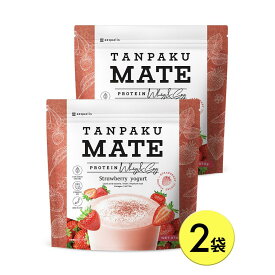 【ふるさと納税】プロテイン タンパクメイト ストロベリーヨーグルト味 2袋 | 食品 加工食品 人気 おすすめ 送料無料