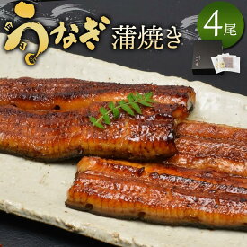 【ふるさと納税】小川菊のうなぎの蒲焼き 4尾分 ／ 鰻 ウナギ 埼玉県