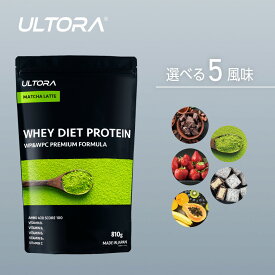 【ふるさと納税】ULTORAホエイダイエットプロテイン810g＋シェイカーセット ／ 抹茶ラテ風味 高純度プロテイン トレーニング タンパク質 アミノ酸 埼玉県