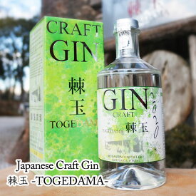 【ふるさと納税】 ジン Japanese Craft GIN 棘玉 700ml カクテル クラフトジン とげだま 酒 ジン gin 国産 お酒 スピリッツ 送料無料 埼玉県 No.051