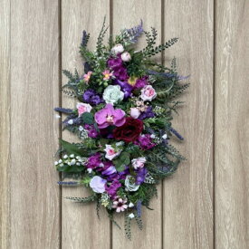 【ふるさと納税】花オーナメント　玄関ドアに花飾り　風水で運気アップ【1396035】