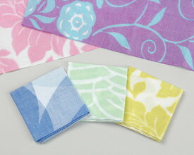 【ふるさと納税】 秩父ほぐし織り　ハタオト　ハンカチ ／ 織物 染物 小風呂敷 送料無料 埼玉県 特産 No.127