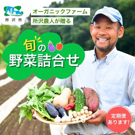 【ふるさと納税】＜定期便あり＞旬の野菜詰め合わせ 7〜8種 オーガニックファーム所沢農人 | 野菜 野菜詰合せ 野菜セット 詰め合わせ 詰合せ セット おいしい おすすめ プレゼント ギフト お取り寄せ 埼玉県 所沢市