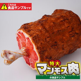 【ふるさと納税】食品サンプル 特大！マンモス肉 | 食品サンプル インテリア 飾り 置物 お肉 骨付き アート 贈答 贈り物 お土産 プレゼント おすすめ 人気 FAKE FOOD HATANAKA 畑中 埼玉県 所沢市
