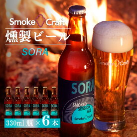 【ふるさと納税】ビール ソラ シングルセット 6本 | ビール BEER クラフトビール スモークビール 燻製ビール IPA クラフト スモーク スモーククラフト Smoke Craft 燻製 乾杯 晩酌 ご褒美 贈り物 おくりもの ギフト 音楽醸造 所沢ビール 埼玉県 所沢市