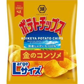 【ふるさと納税】湖池屋のLサイズポテトチップス金のコンソメ126g×12袋