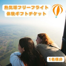 【ふるさと納税】熱気球フリーフライト体験（1名分）