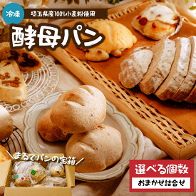 【ふるさと納税】冷凍パン 自然酵母パン おまかせセット 選べる個数 | パン ぱん 冷凍 酵母パン 国産小麦 ライ麦パン 安心 安全 手作り リベイク 人気 簡単 大容量 おいしい 日持ち 果物 発酵 簡単 簡単調理 詰め合わせ 組み合わせ ぱんあきやま 埼玉県 東松山市