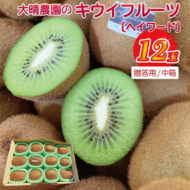 【ふるさと納税】【先行予約】【12月中旬より発送開始】【ヘイワード12玉】贈答用中箱 大晴農園のキウイフルーツ【埼玉県 春日部市 国産 フルーツ 果物 産地直送 贈答用 お取り寄せ 家庭用 ギフト 朝食 デザート】（BY007）