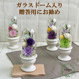【ふるさと納税】プリザーブドフラワー　和花　うす紫　春日部市　シュガーパイン（AJ126-1）