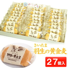 【ふるさと納税】 お菓子 洋菓子 和菓子 さいたま 羽生の黄金麦 27個 小分け お土産 プレゼント