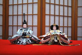 【ふるさと納税】パンダずきさんのためのおひな様（雲）［森田人形製作］［No.295］／雛人形 ひな人形