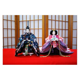 【ふるさと納税】京都西陣織金襴・立雛［森田人形製作］［No.326］／雛人形 ひな人形