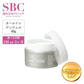 【ふるさと納税】選べる回数 1回 or 3ヶ月定期便 SBC MEDISPA ステムジェリー 40g | オールインワンジェル オールインワン ジェル 美容 化粧品 SBC 湘南美容 湘南美容クリニック 埼玉県 上尾市