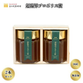【ふるさと納税】超臨界プロポリス蜜120g×2本セット（富士見養蜂園）