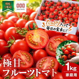 【ふるさと納税】【12月から順次発送予定】濃厚フルーツトマト 1kg 糖度9度～11度 ポモ・ロッサ 陽だまりセレクション 先行予約 トマト 高糖度 ミニトマト プチトマト 完熟トマト とまと tomato フルティカ ちばさんさん 完熟 期間限定 高級 ブランド 埼玉県 桶川市