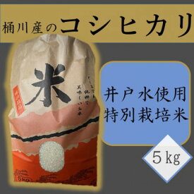 【ふるさと納税】桶川産のコシヒカリ(井戸水使用・特別栽培米)5kg 精米【1352042】