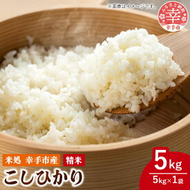 【ふるさと納税】令和7年幸手産 こしひかり【精米】5kg×1袋 - コシヒカリ 精米 5kg 令和7年産 埼玉県 幸手市 幸手市産
