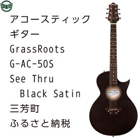 【ふるさと納税】アコースティックギター G-AC-50S See Thru Black Satin