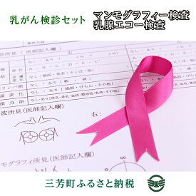 【ふるさと納税】乳がん検診セット