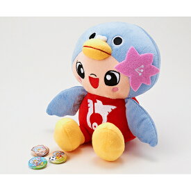 【ふるさと納税】鳩山町イメージキャラクター「はーとん」と缶バッジ3個 日用品