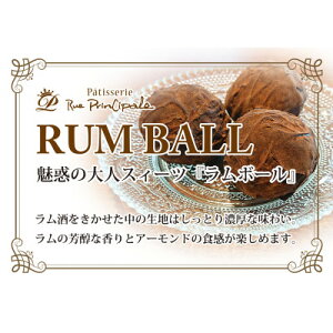 【ふるさと納税】ラムボール 6個入り【配送不可地域:離島】【1623410】