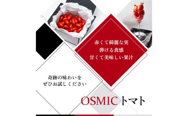楽天市場】【ふるさと納税】OSMIC トマト トマトグランプリ優勝 mini 