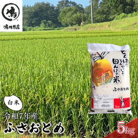 【ふるさと納税】令和7年 ふさおとめ　白米　5kg 【 お米 精米 大粒 粘り気 ファン 】 千葉県