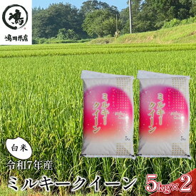 【ふるさと納税】令和7年 ミルキークイーン 白米 10kg（5kg×2）【お米 粘り もっちり おにぎり お弁当】 千葉県