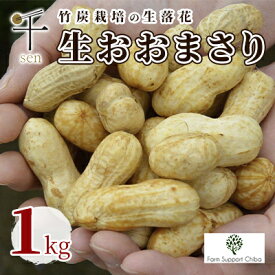 【ふるさと納税】生落花生おおまさり1kg　千ブランド 豆類 野菜 食材 ジャンボ落花生 竹炭栽培 甘み コク 食べ応え 千葉県産落花生 国産 　お届け：2025年9月20日～10月20日