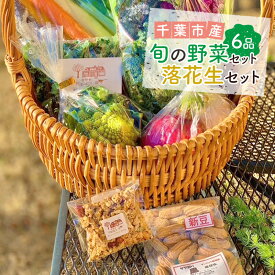 【ふるさと納税】旬の野菜セット6品 落花生 セット 野菜 野菜セット 野菜詰め合わせ 詰め合わせ やさい 千葉市 千葉県