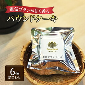 【ふるさと納税】電氣ブランケーキ6個詰め合わせ お菓子 スイーツ 焼き菓子 焼菓子 ブランケーキ 電気ブラン オリジナル おやつ 詰合せ 個包装 千葉市 千葉県