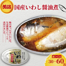 【ふるさと納税】 国産いわし 缶詰 醤油煮付 30缶 60缶 いわし 鰯 醤油 しょう油 国産 魚 缶 海産物 魚缶詰 備蓄品 保存食 簡単缶詰 長期保存 常温保存 缶詰 備蓄缶詰 防災 非常食 キャンプ アウトドア お取り寄せ 大容量 送料無料 千葉県 銚子市 田原缶詰
