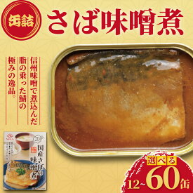 【ふるさと納税】 さばみそ煮 缶詰 12缶 30缶 60缶 ごはんのおとも 国産 鯖 さば みそ煮 味噌煮 みそ 味噌 魚 国産 缶 魚缶詰 備蓄品 保存食 簡単缶詰 長期保存 常温保存 缶詰 備蓄缶詰 防災 非常食 キャンプ アウトドア 大容量 送料無料 千葉県 銚子市 田原缶詰
