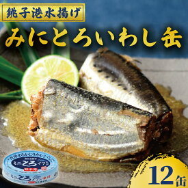 【ふるさと納税】 缶詰 ミニとろイワシ味付 12缶 100g×12 長期保存 防災 備蓄 常温 保存食 非常食 魚 いわし 鰯 海鮮 魚介類 おつまみ おかず 惣菜 シーフード 魚介類 贈答 贈り物 ふるさと納税 ふるさと納税缶詰 常温 15000円 送料無料 千葉県 銚子市 千葉産直サービス