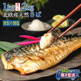 【ふるさと納税】 訳あり 骨取り 無塩さば 約1.0kg・約2.0kg 鯖 さば 無塩 骨なし 骨抜き 冷凍 食品 小分け 大容量 人気 魚 魚介 魚貝 海鮮 惣菜 贈答 ギフト お取り寄せ 送料無料 不揃い 規格外 ふるさと納税 ふるさと納税鯖 千葉県 銚子市 飯田商店 iidachoshi