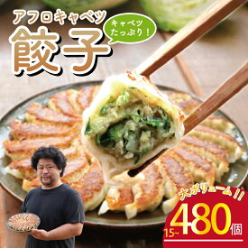 【ふるさと納税】 アフロキャベツ 餃子 15個 ～ 480個 ギョーザ ぎょうざ 冷凍餃子 きゃべつ 日本一 肉 汁 豚肉 国産 食品 小分け 大容量 キャンプ 野菜 贈答 プレゼント お取り寄せ ふるさと納税 ふるさと納税餃子 冷凍 送料無料 千葉県 銚子市 くるくるやっほー