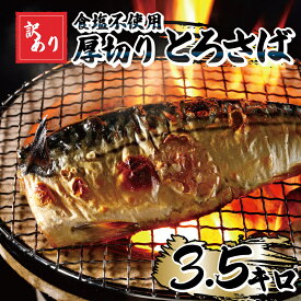 【ふるさと納税】 訳あり 食塩不使用 厚切 とろ さば 約3.5kg 大容量 冷凍 バラ凍結 鯖 さば 切身 人気 おすすめ 魚 魚貝 魚介 海鮮 無添加 おかず つまみ 惣菜 贈答 贈り物 プレゼント お取り寄せ グルメ ふるさと納税 ふるさと納税鯖 送料無料 千葉県 銚子市 カネジョウ