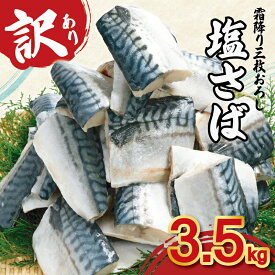 【ふるさと納税】 訳あり 霜降り塩サバ 約3.5kg 三枚卸 切身 大容量 霜降り 塩さば 塩鯖 鯖 サバ 切り身 人気 おかず おつまみ 惣菜 弁当 朝食 不揃い 規格外 グルメ お取り寄せ 贈答 ギフト 小分け ふるさと納税 ふるさと納税鯖 冷凍 送料無料 千葉県 銚子市 カネジョウ大崎