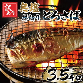 【ふるさと納税】 訳あり 無塩 厚切 とろ さば 約 3.5kg 大容量 たっぷり 規格外 冷凍 バラ凍結 鯖 切り身 切身 厚 人気 おすすめ 魚 魚貝 魚介 海鮮 無添加 おかず 惣菜 贈答 贈り物 プレゼント お取り寄せ グルメ ふるさと納税鯖 送料無料 千葉県 銚子市 カネジョウ