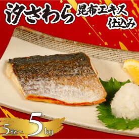 【ふるさと納税】 汐さわら 昆布エキス仕込 【選べる容量】 5枚〜約5kg